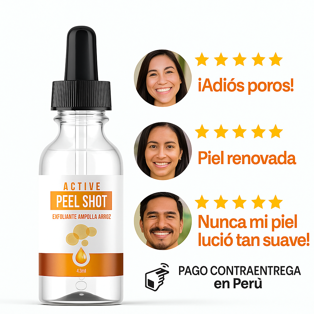 Exfoliante Peel Shot con Extracto de Arroz - Vitacore™